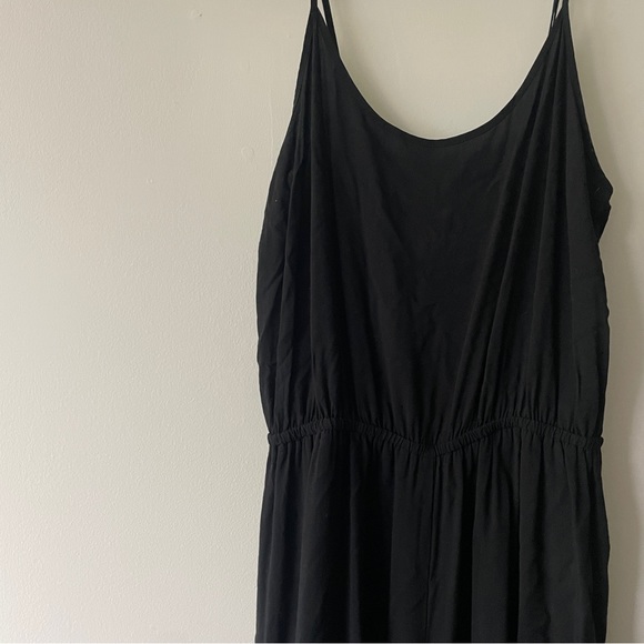 Black Capri Jumpsuit - Picture 1 of 4